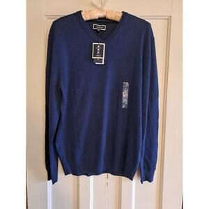 Club Room Merino wool crewneck sweater 75$ M Medium